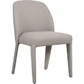 Hokkaido Dining Chair in Mink Color Leather (Set of 2)